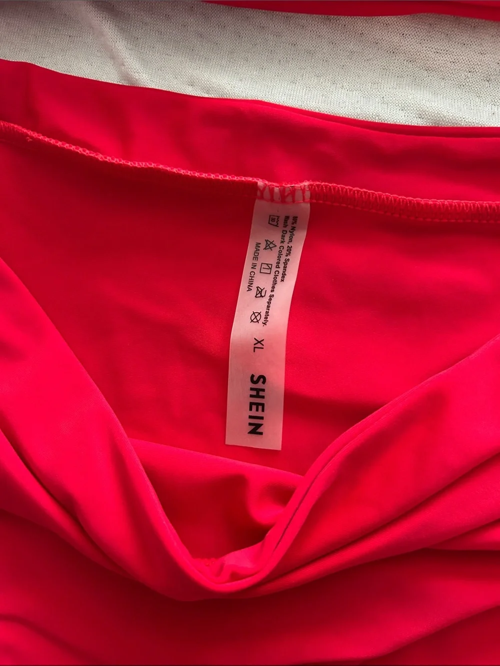 SHEIN XL NWT Red bikini with high waisted bottoms